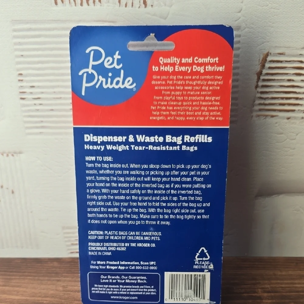 PET PRIDE | DISPENSER AND WASTE BAG REFILL SET